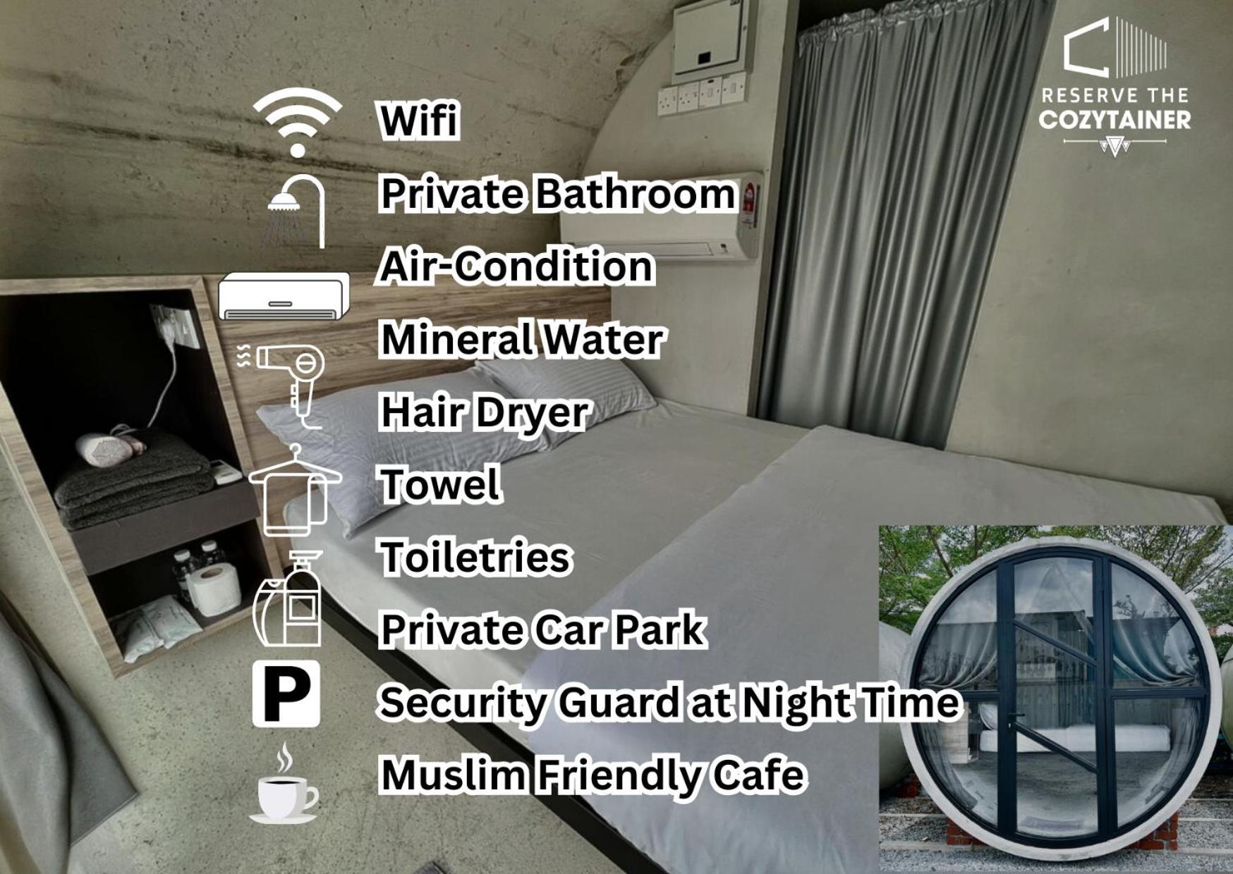 The Cozytainer Hotel Тайпинг Екстериор снимка